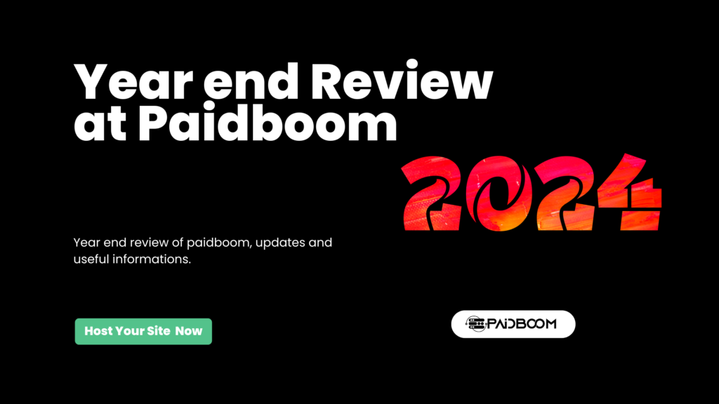 Paidboom Year end review